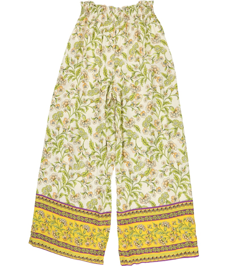 Tags Weekly Womens Floral Print Wide Leg Loose Lounge Casual Pants
