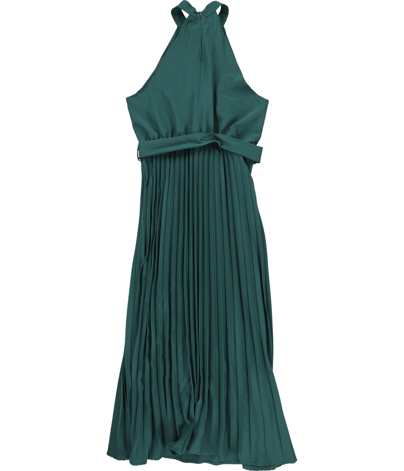 Yesfashion Womens Please Belted Midi A-line Dress