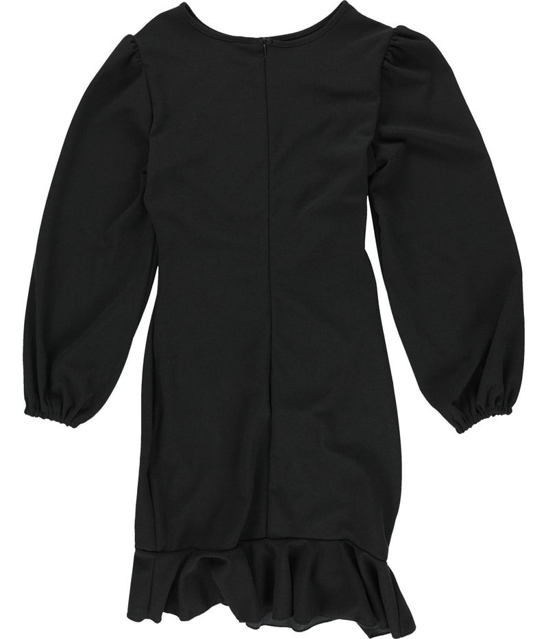 IWEMEK Womens Pleaded Ruffled Dress