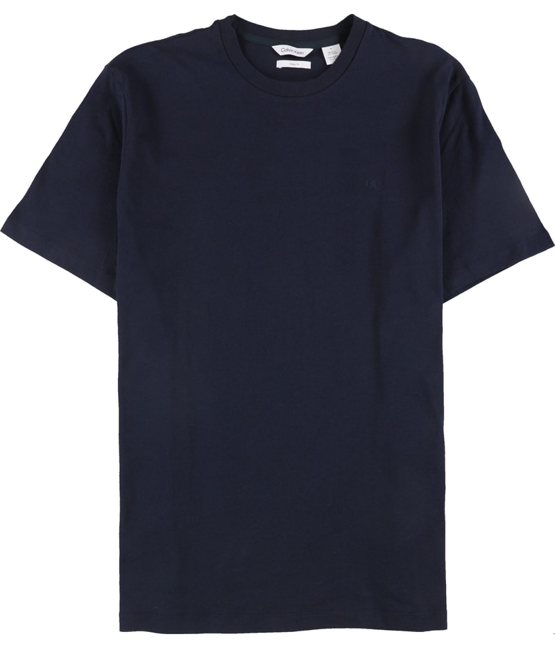 Calvin Klein Mens Embroidered Logo Basic T-Shirt