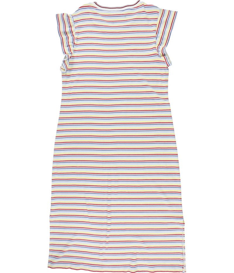 Tommy Hilfiger Womens Striped Shirt Dress Midi Dress