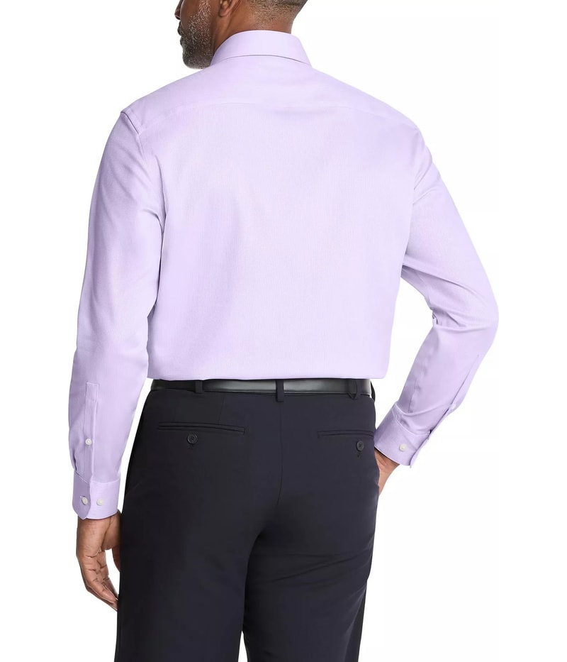Calvin Klein Mens Refined Cotton Button Down Dress Shirt