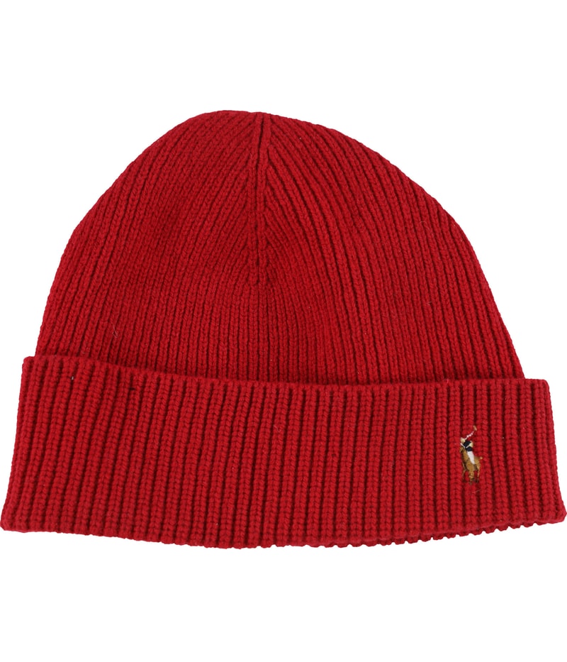 Ralph Lauren Mens Logo Beanie Hat