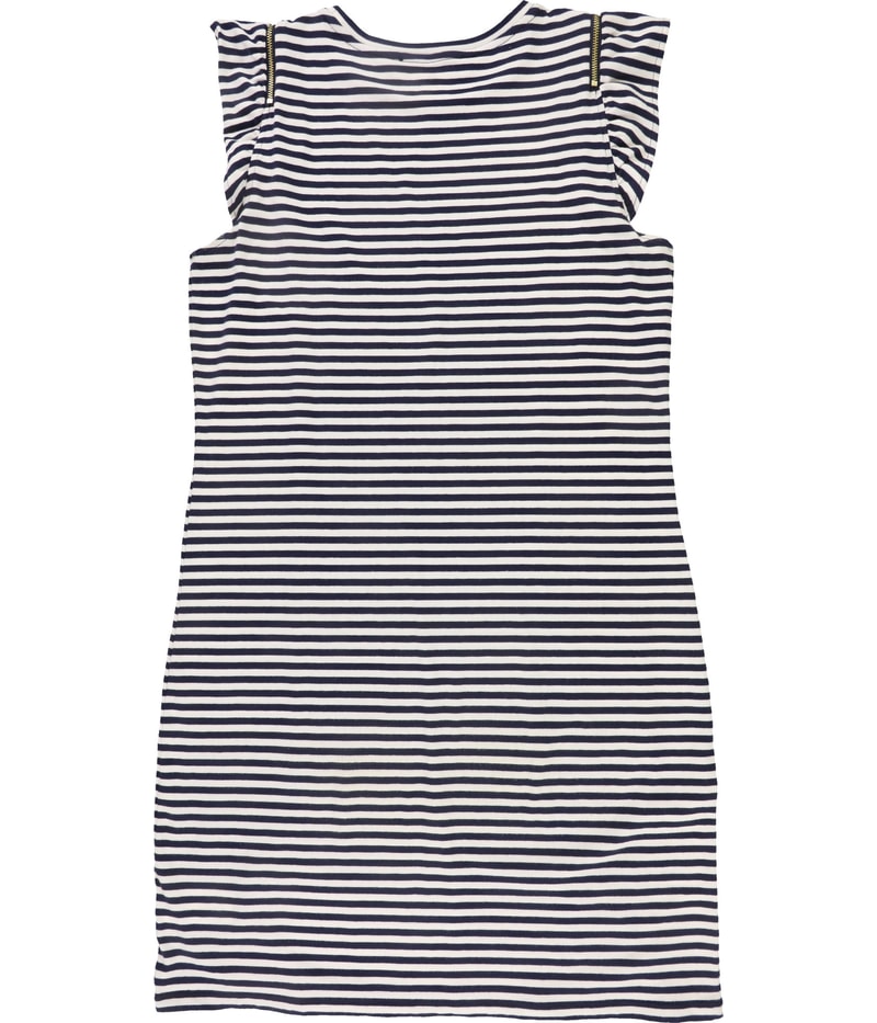Michael Kors Womens Zipper Shoulder Shirt Dress