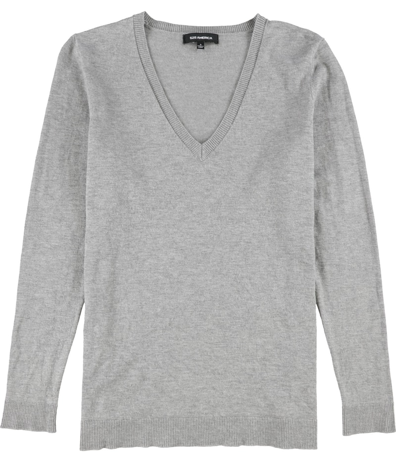 525 America Womens Solid Pullover Sweater
