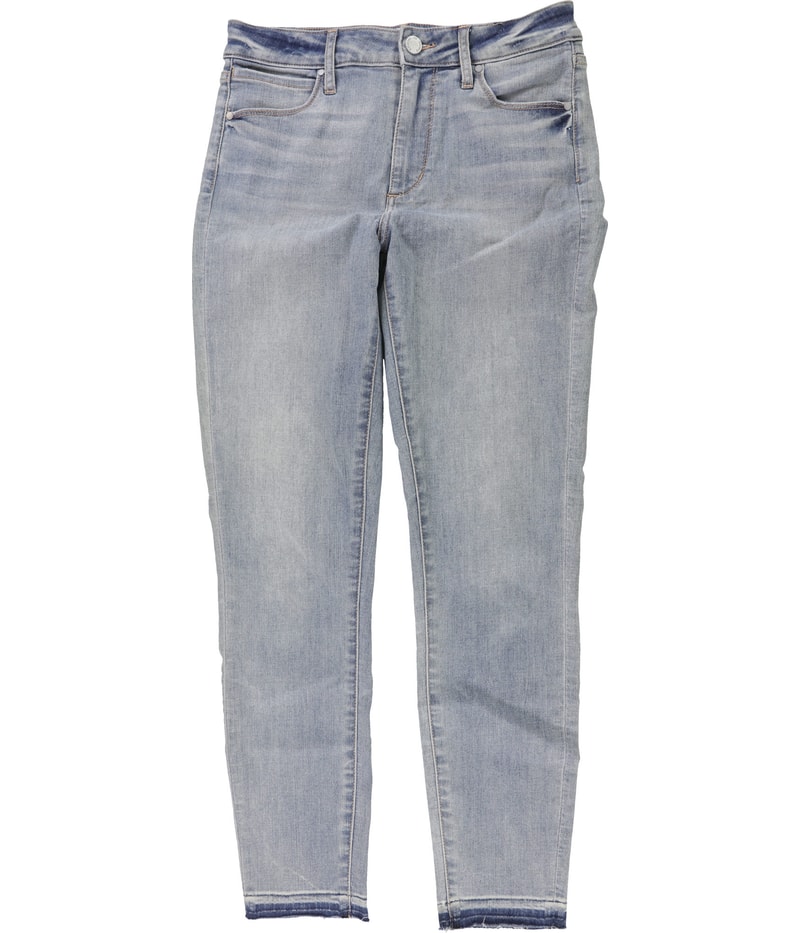Articles of Society Womens Raw HEm Straight Leg Skinny Jeans
