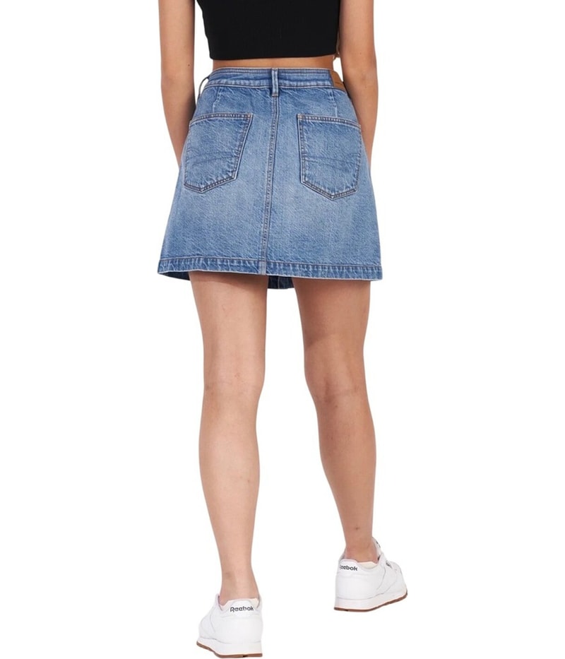 American Eagle Womens Button Mini Skirt