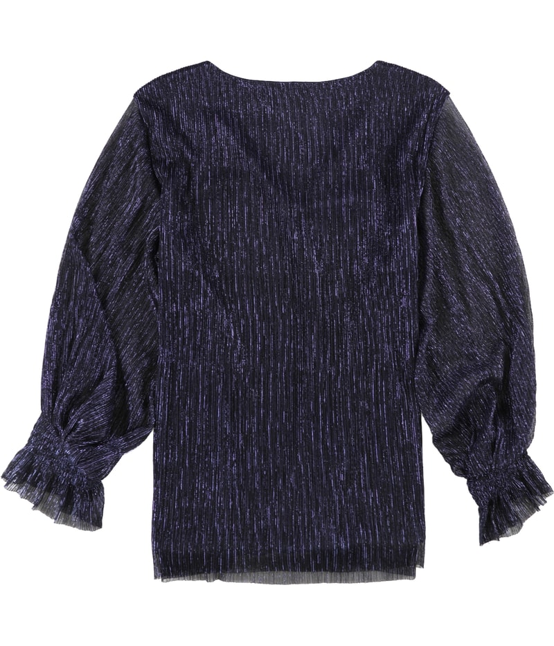 MSK Womens Metallic Shell Blouse