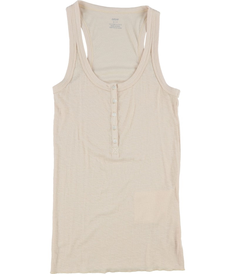 aerie Womens Henley Racerback Tank Top