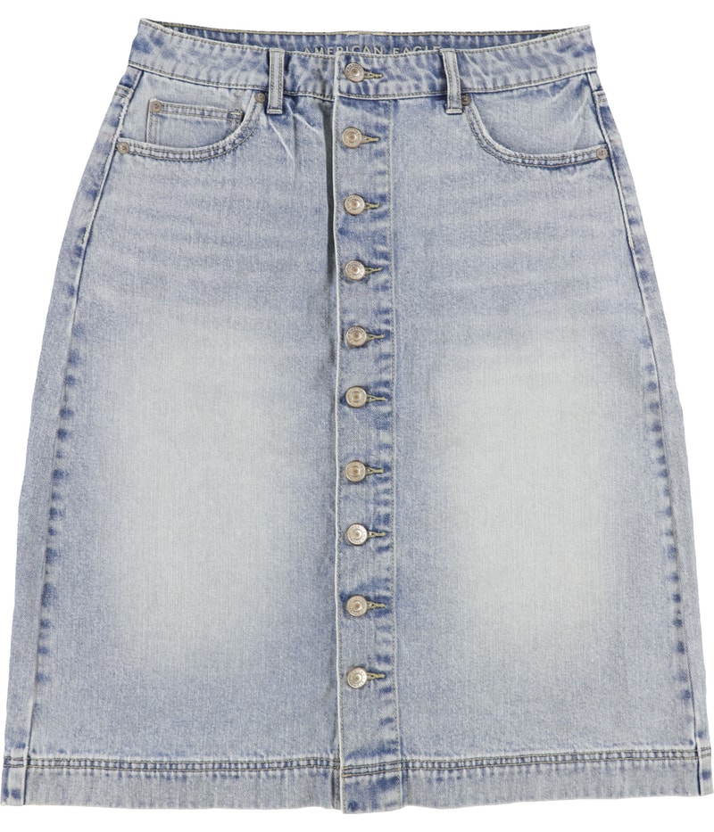 American Eagle Womens Denim Midi Skirt