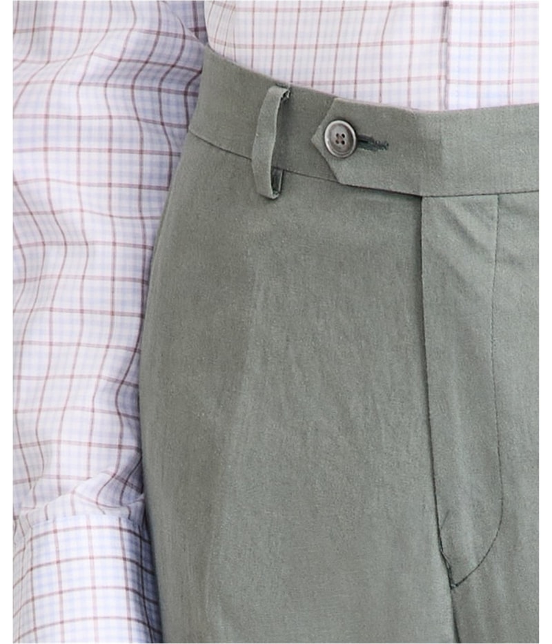 Tommy Hilfiger Mens Modern-Linen Fit Straight Leg Slim Dress Pants