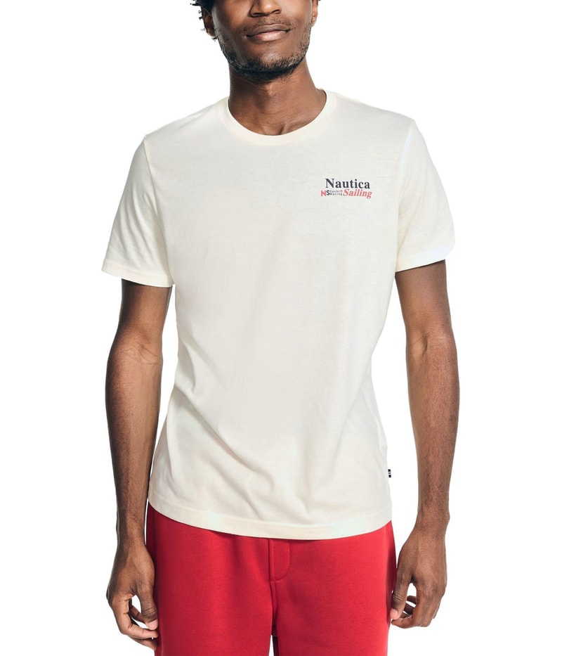 Nautica Mens Yacht Racing Graphic T-Shirt