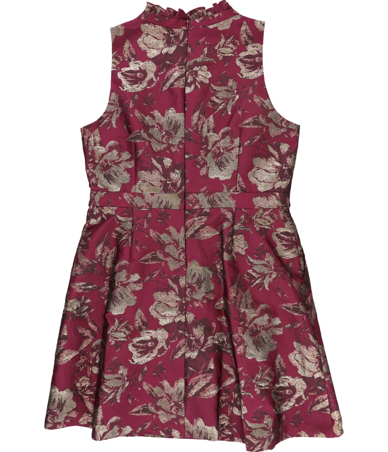 Vince Camuto Womens Pleated Mini Dress