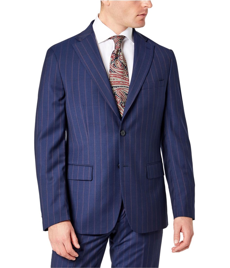 Tallia Mens Wool Two Button Blazer Jacket
