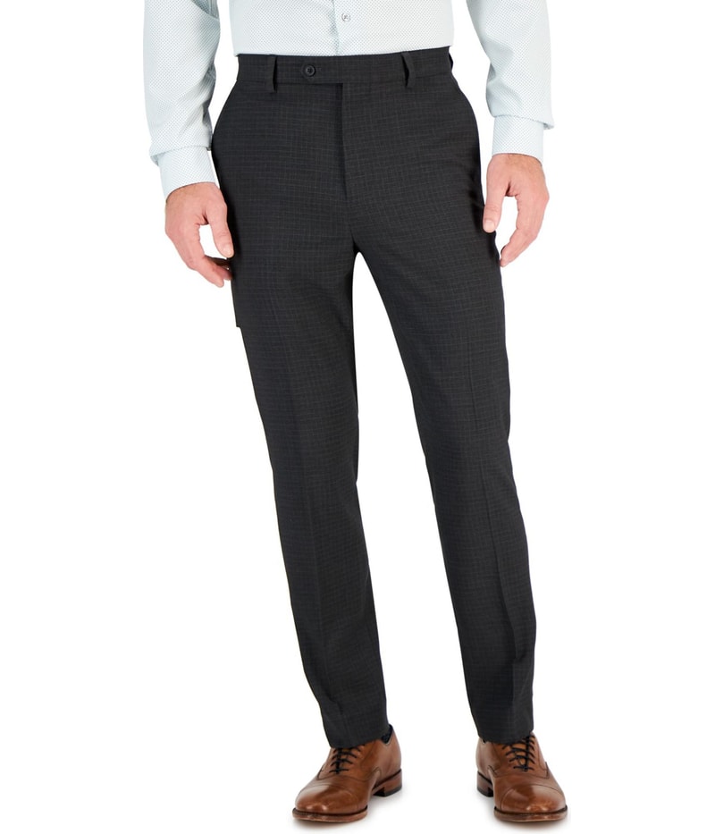 Vince Camuto Mens Stretch Straight Leg Slacks Dress Pants