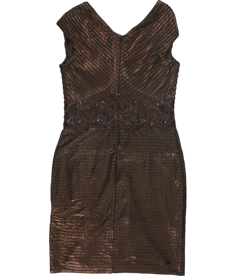 Tadashi Shoji Womens Sequin Cocktail Dress
