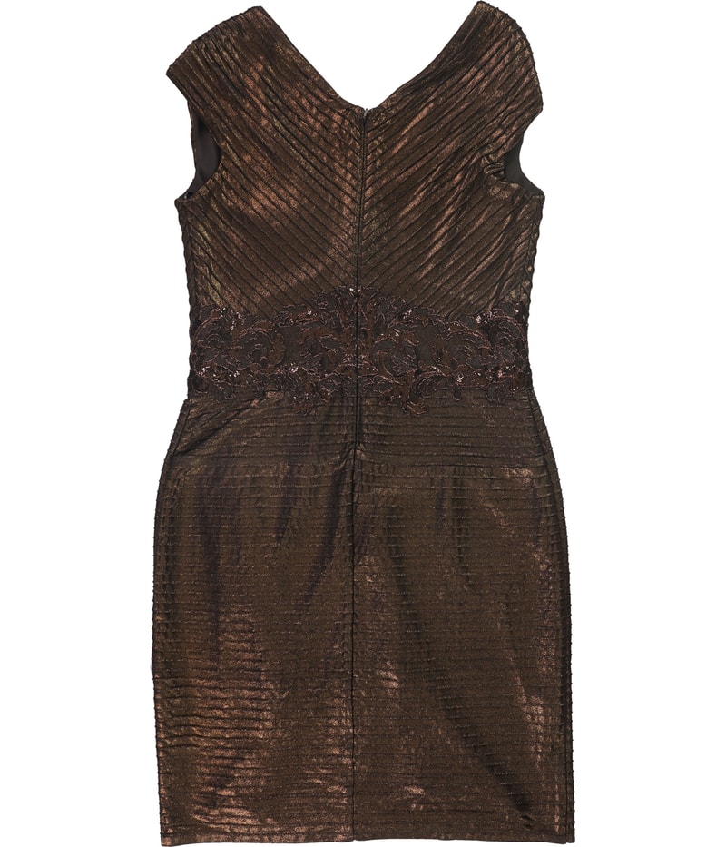 Tadashi Shoji Womens Sequin Cocktail Dress