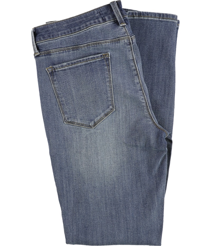 DSTLD Womens Mid-Rise Tapered Skinny Jeans
