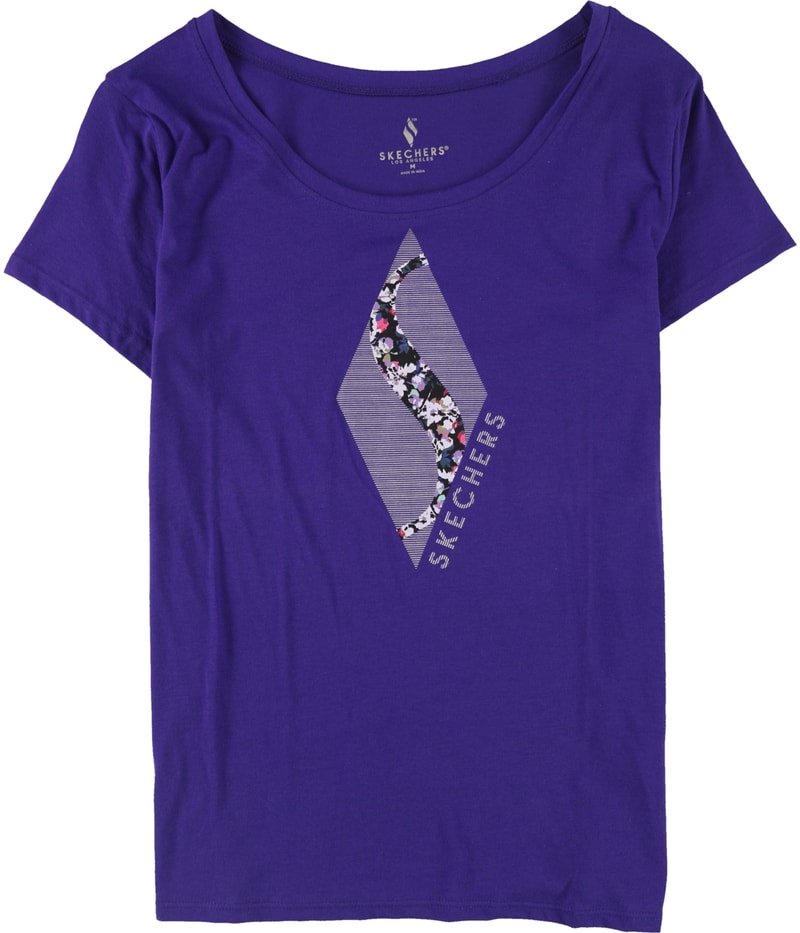 Skechers Womens Holo Diamind Ballet Graphic T-Shirt