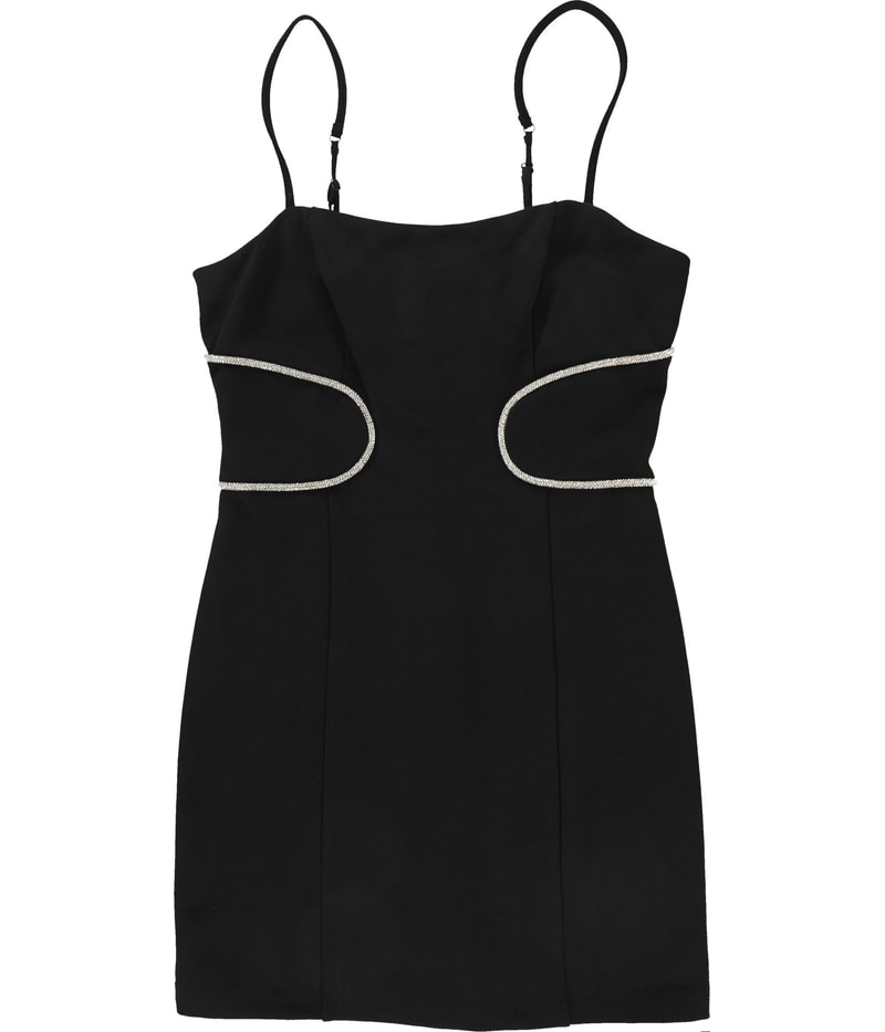 GUESS Womens Raina Rhinestone Mini Dress