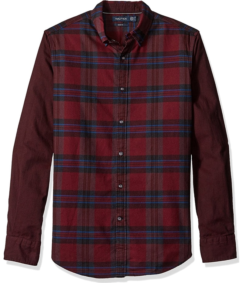 Nautica Mens Helmsman Button Up Shirt