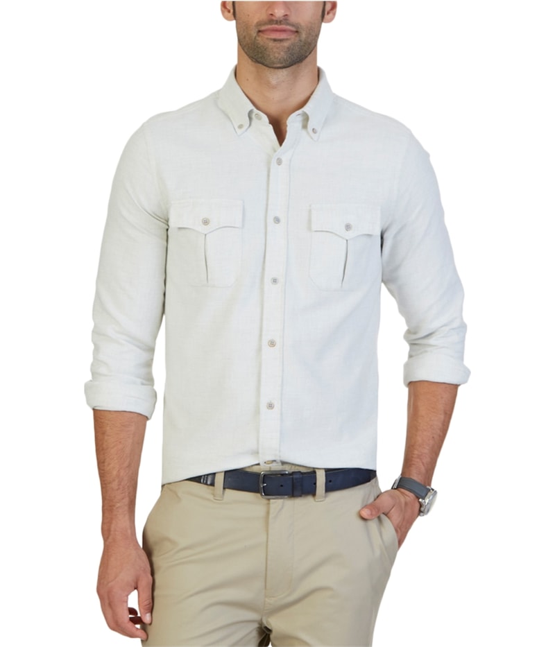 Nautica Mens Slim-Fit Button Up Shirt