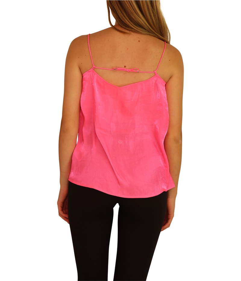 GUESS Womens Amari Liquid Cami Tank Top