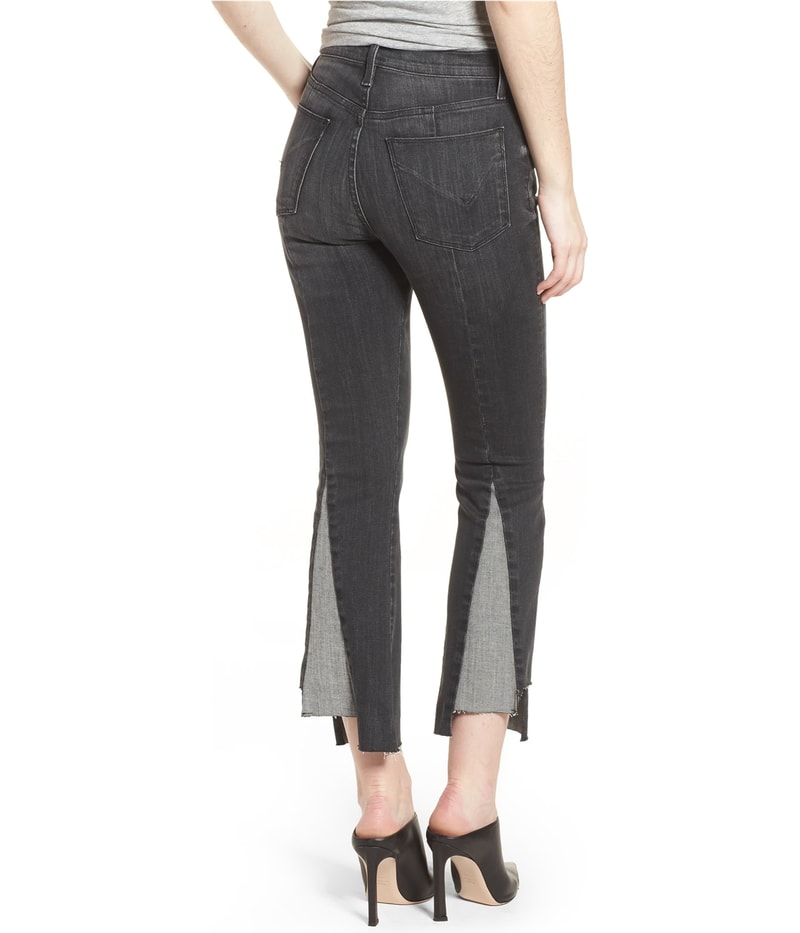 Hudson Womens Holly High Waist Flare Regular Cropped Jeans
