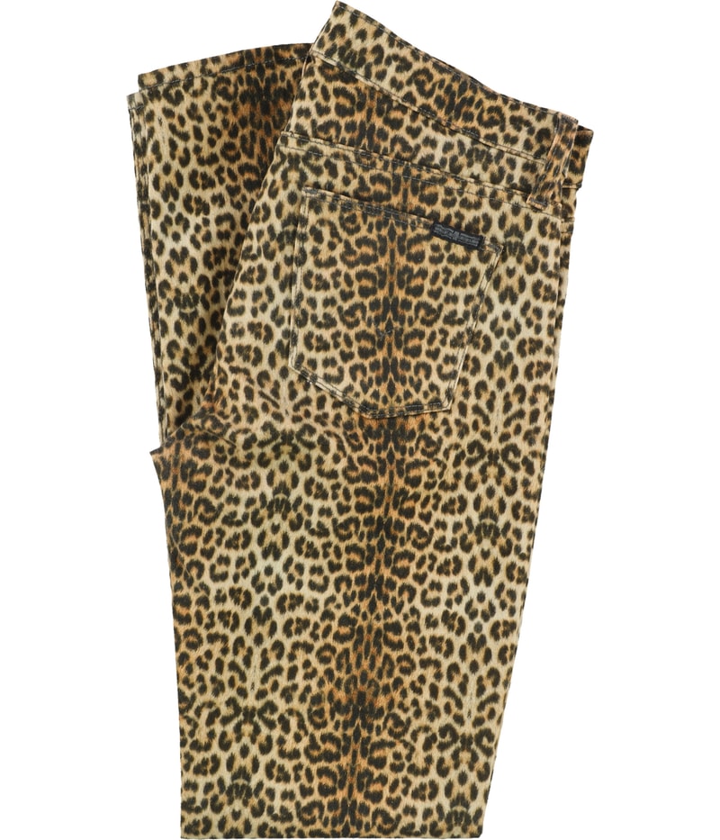 Hudson Womens Nico Leopard Tapered Skinny Jeans, view 2