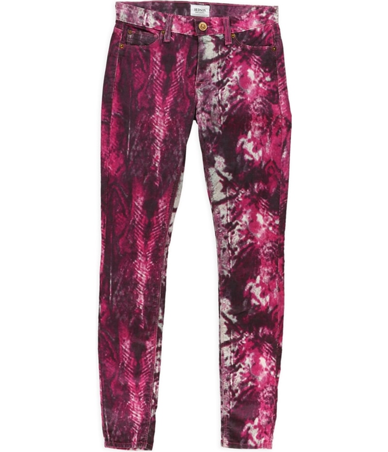 Hudson Womens Super Straight Leg Skinny Casual Pants