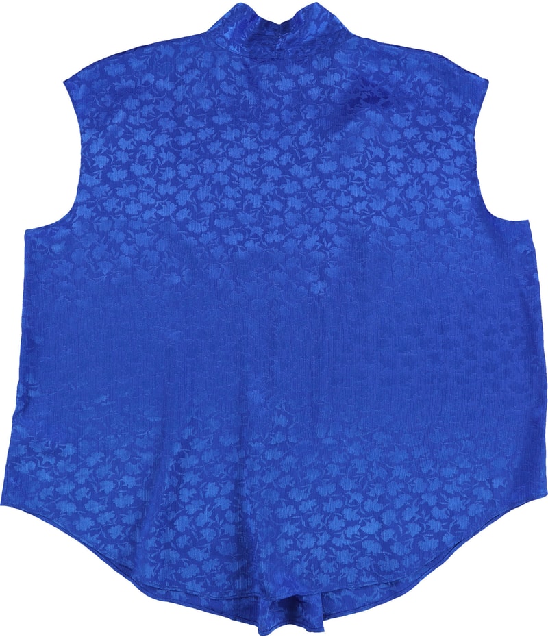 Michael Kors Womens 2-Tone Sleeveless Blouse Top