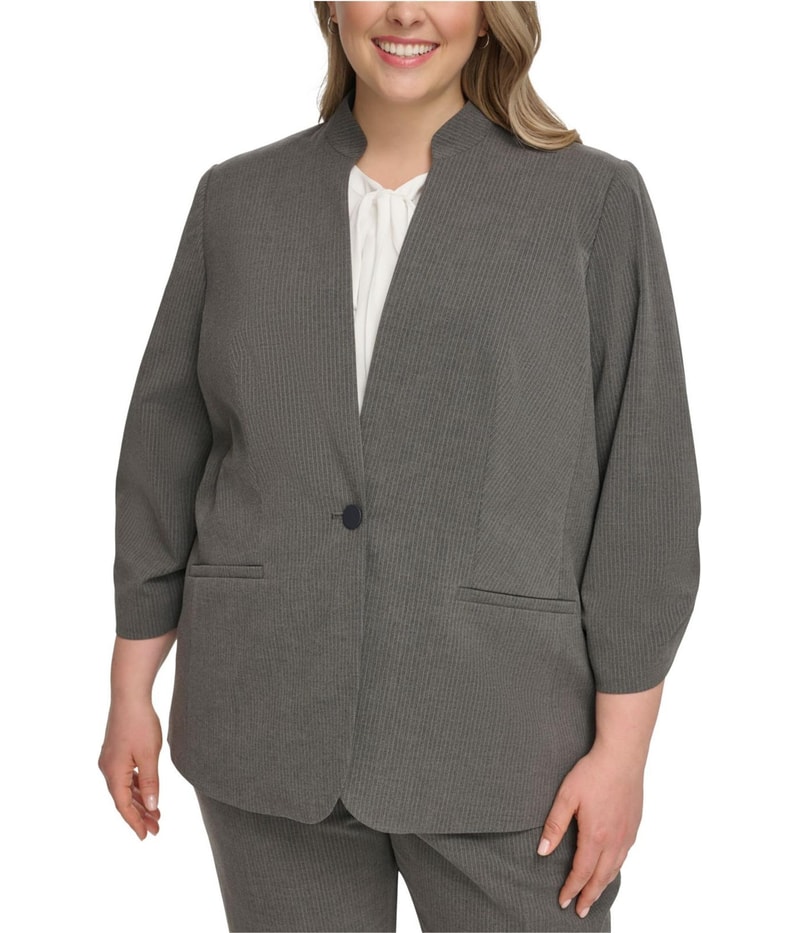 Calvin Klein Womens Office Blazer Jacket
