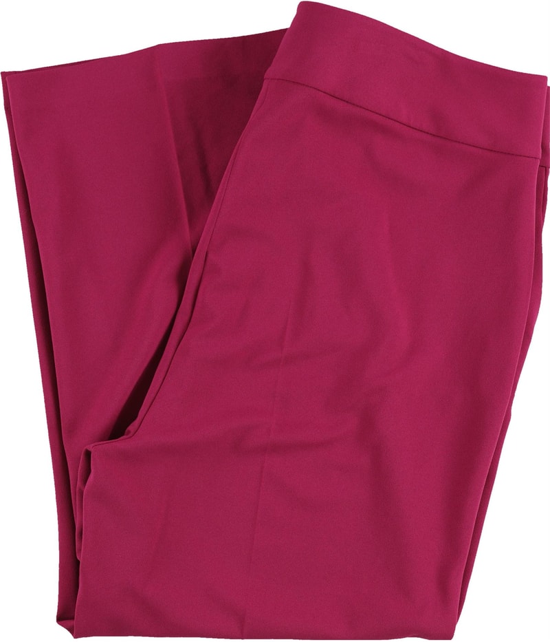 Calvin Klein Womens High Rise Business Straight Leg Relaxed Casual Pants