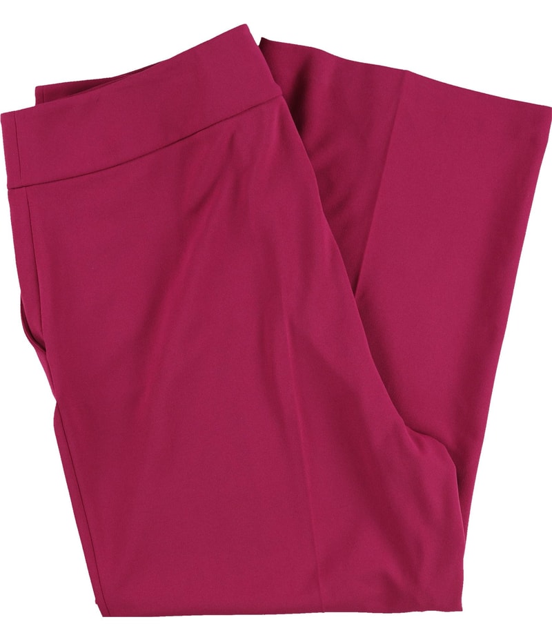 Calvin Klein Womens High Rise Business Straight Leg Relaxed Casual Pants