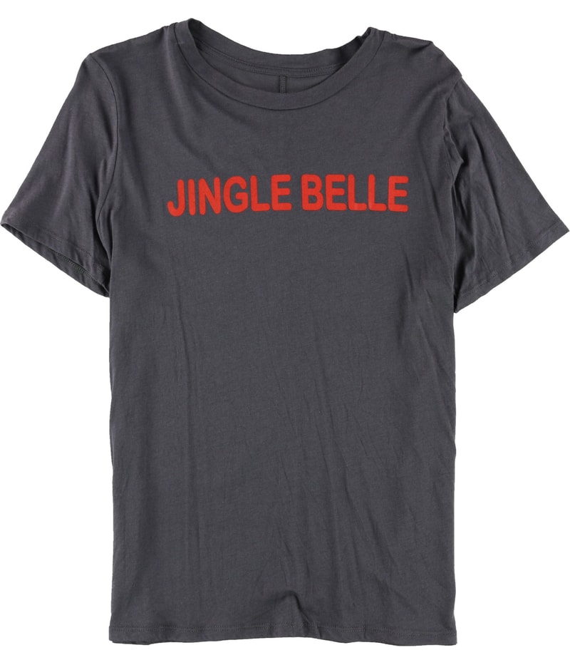 Carbon Copy Womens Jingle Bells Graphic T-Shirt