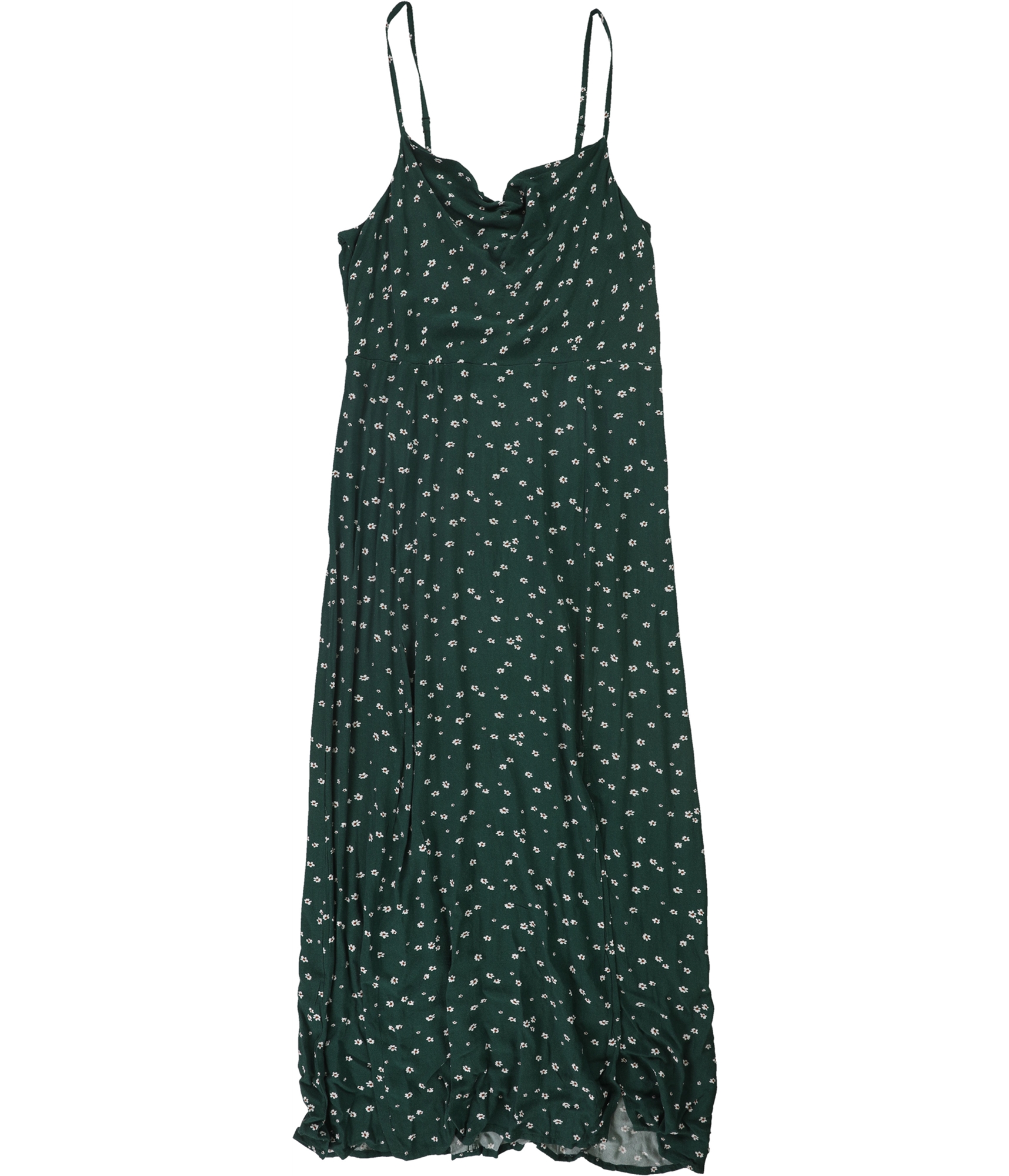 american eagle green dress with white flowers Green Dresses