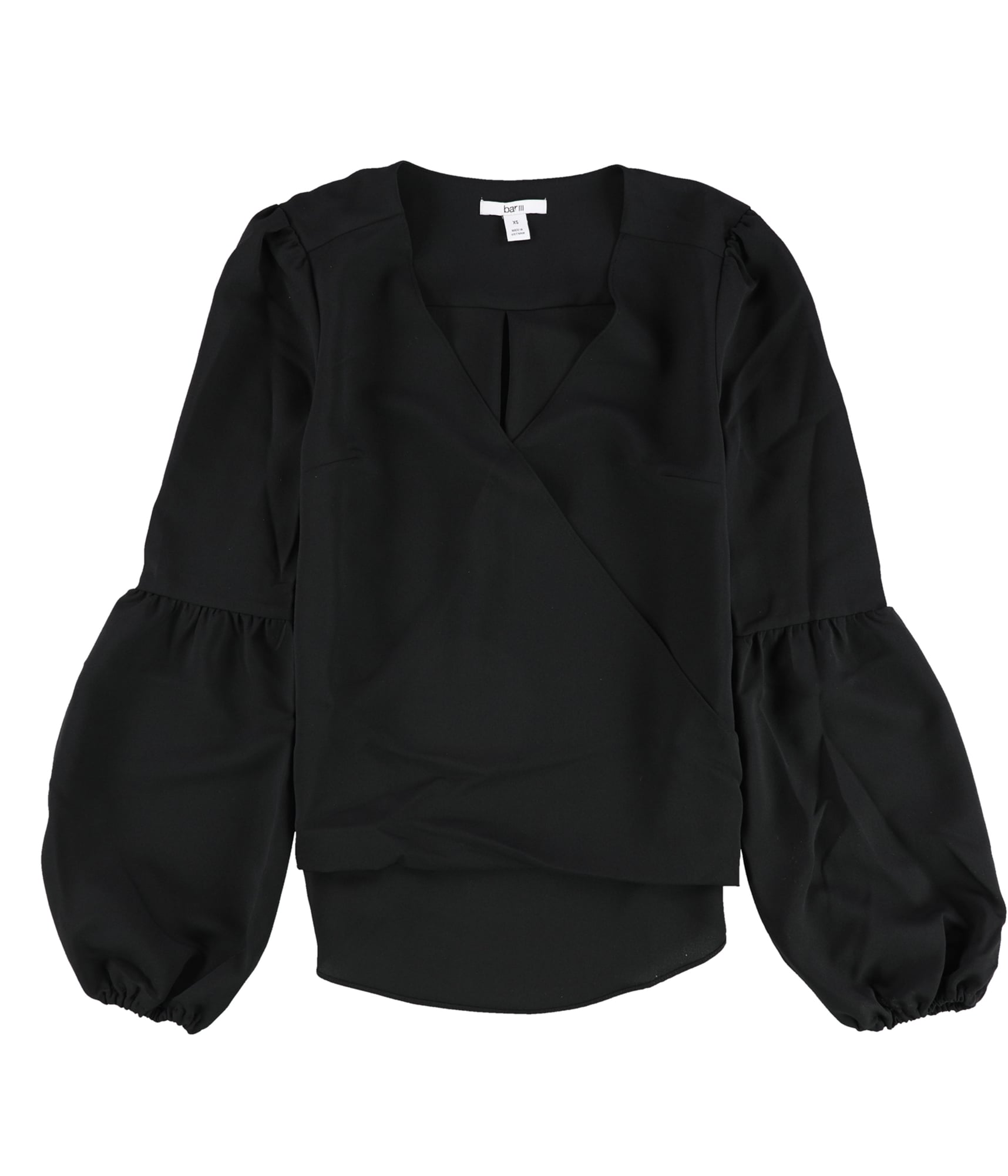 bar III Womens Blouson Sleeve Knit Blouse