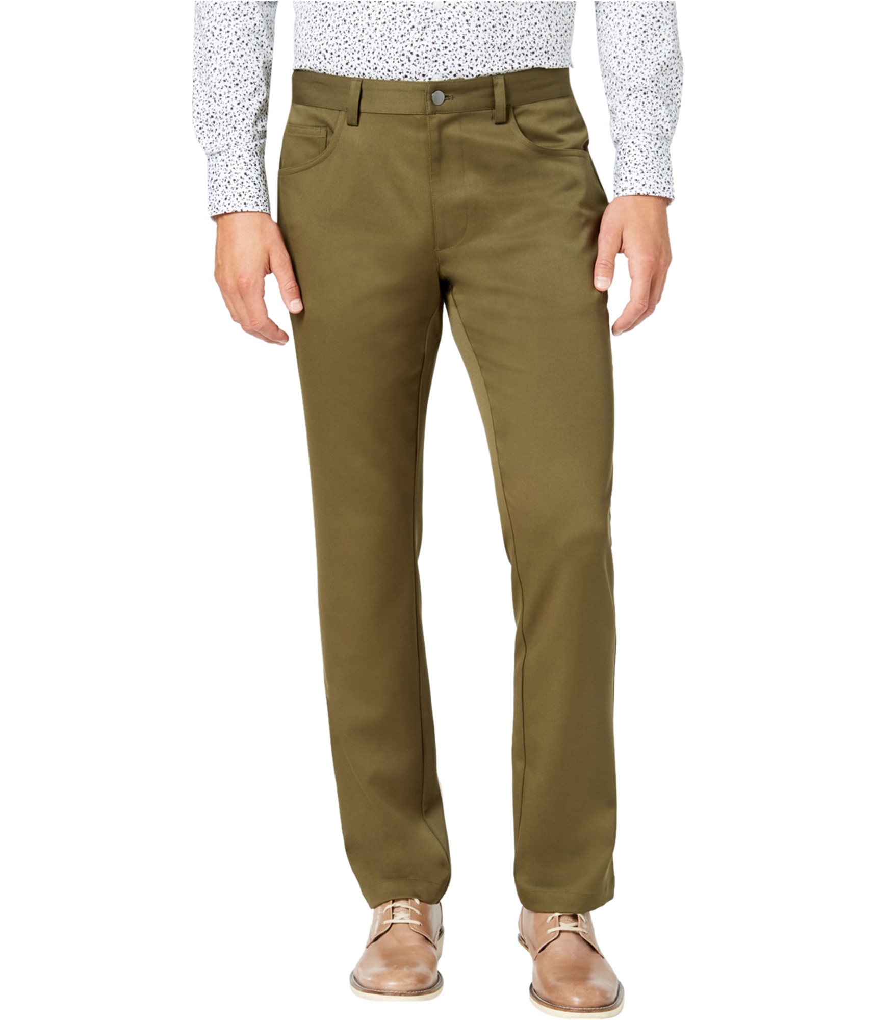 Мужские блестящие стрейчевые повседневные брюки INC 6190₽