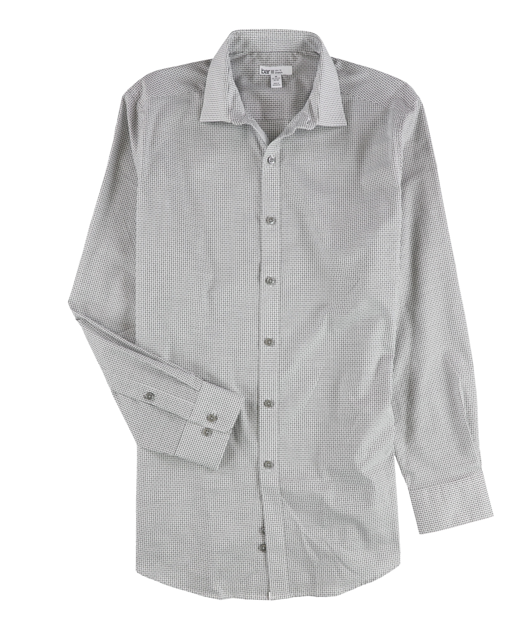 bar III Mens Square Dobby Button Down Dress Shirt - Picture 2 of 4