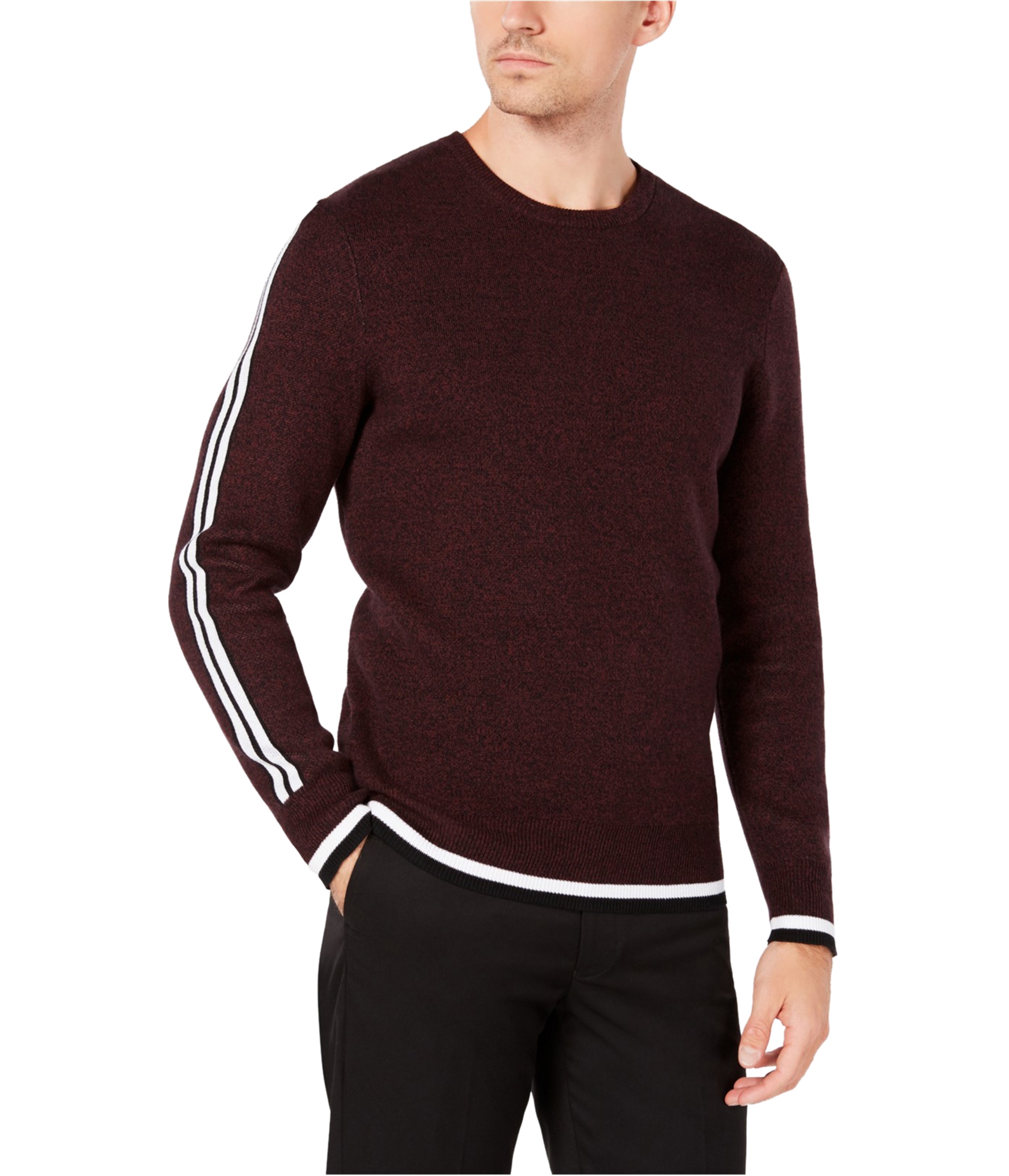 I.N.C Mens Striped Pullover Sweater - Picture 3 of 4