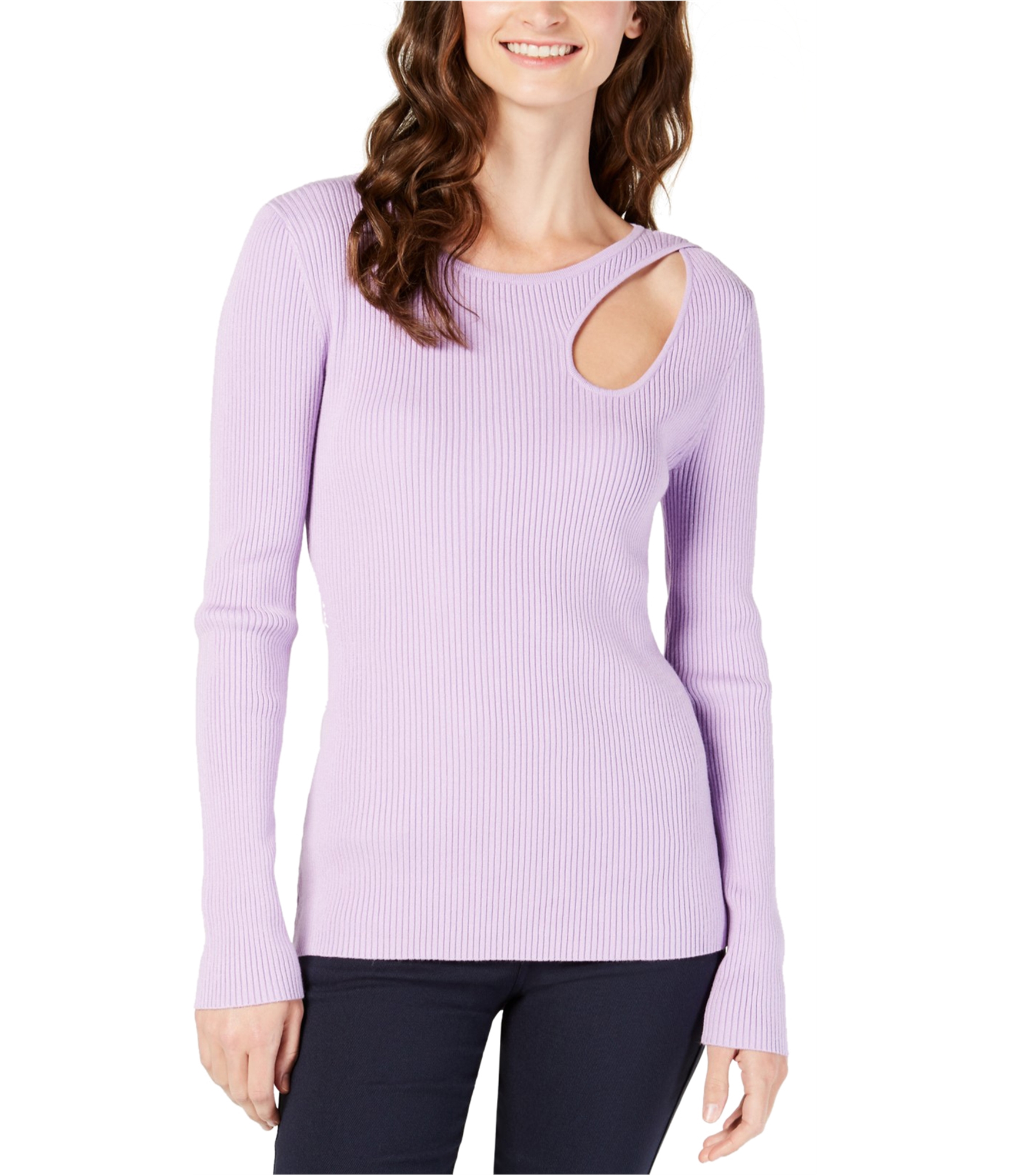 I.N.C Womens Teardrop Cutout Pullover Sweater - Picture 6 of 10