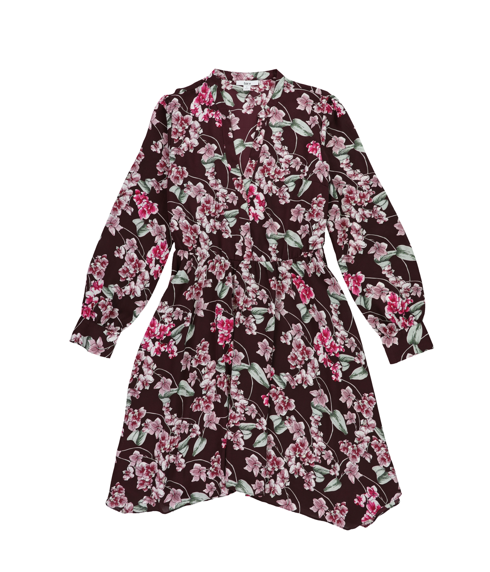 handkerchief shirt dress Wasteland Punk Brown Handkerchief Hem Shirt Dress with Tiered Cuffs Sleeves