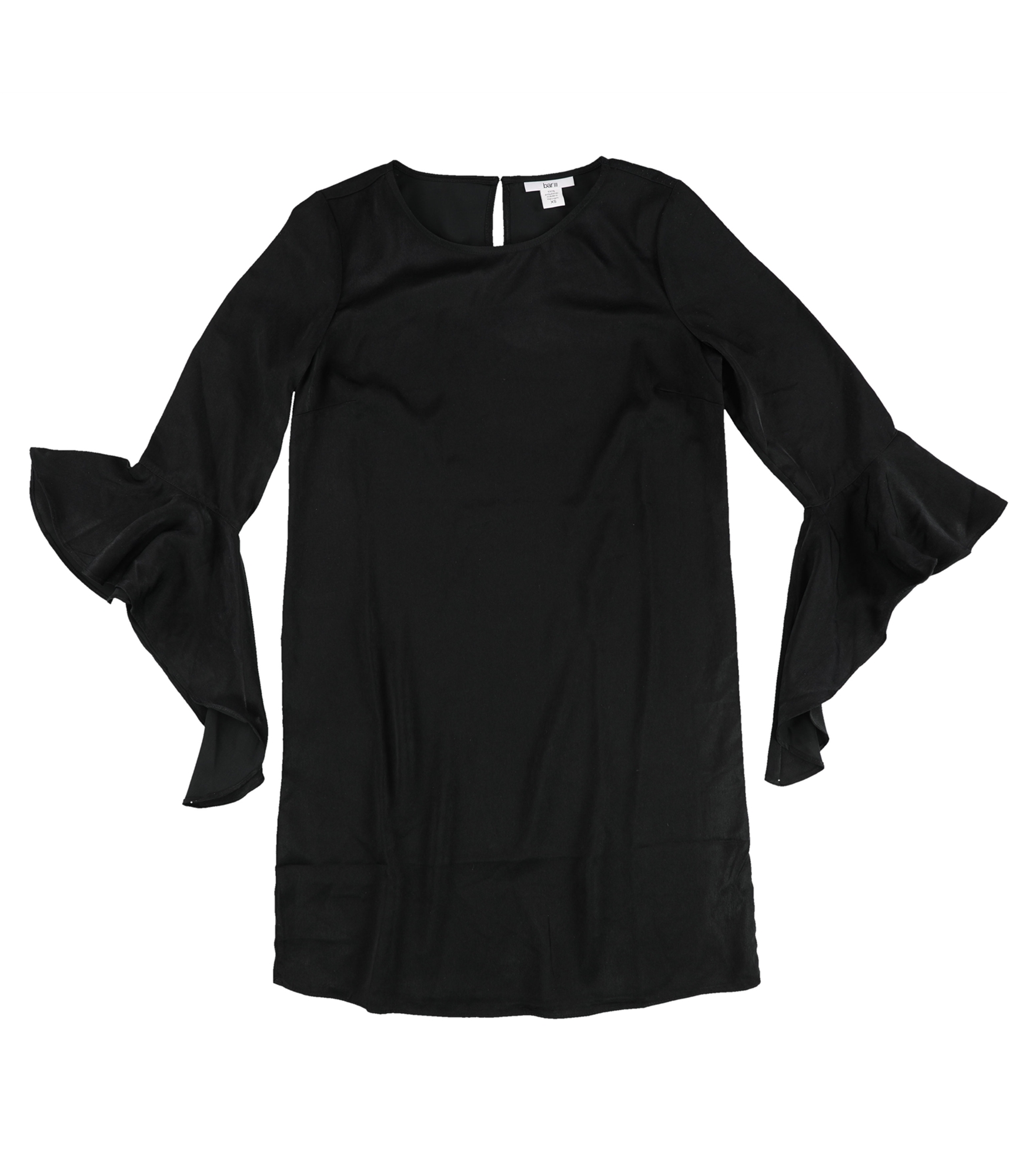 bar III Womens Ruffled Bell Shift Dress