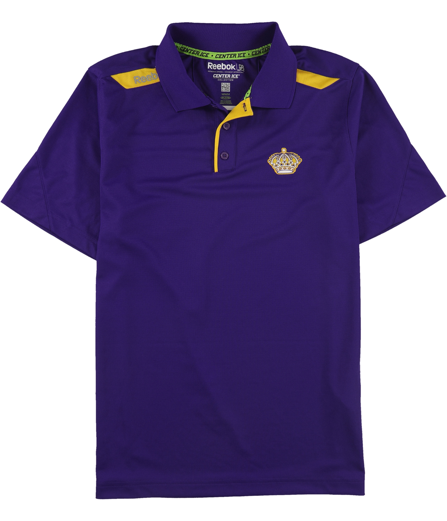 Reebok Mens LA Kings Polo Shirt - Picture 2 of 4