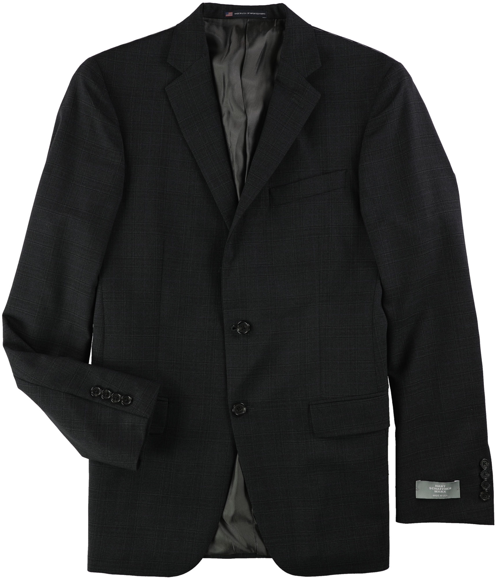 Мужской клетчатый строгий костюм на двух пуговицах от Харта Шаффнера Маркса 56390₽
