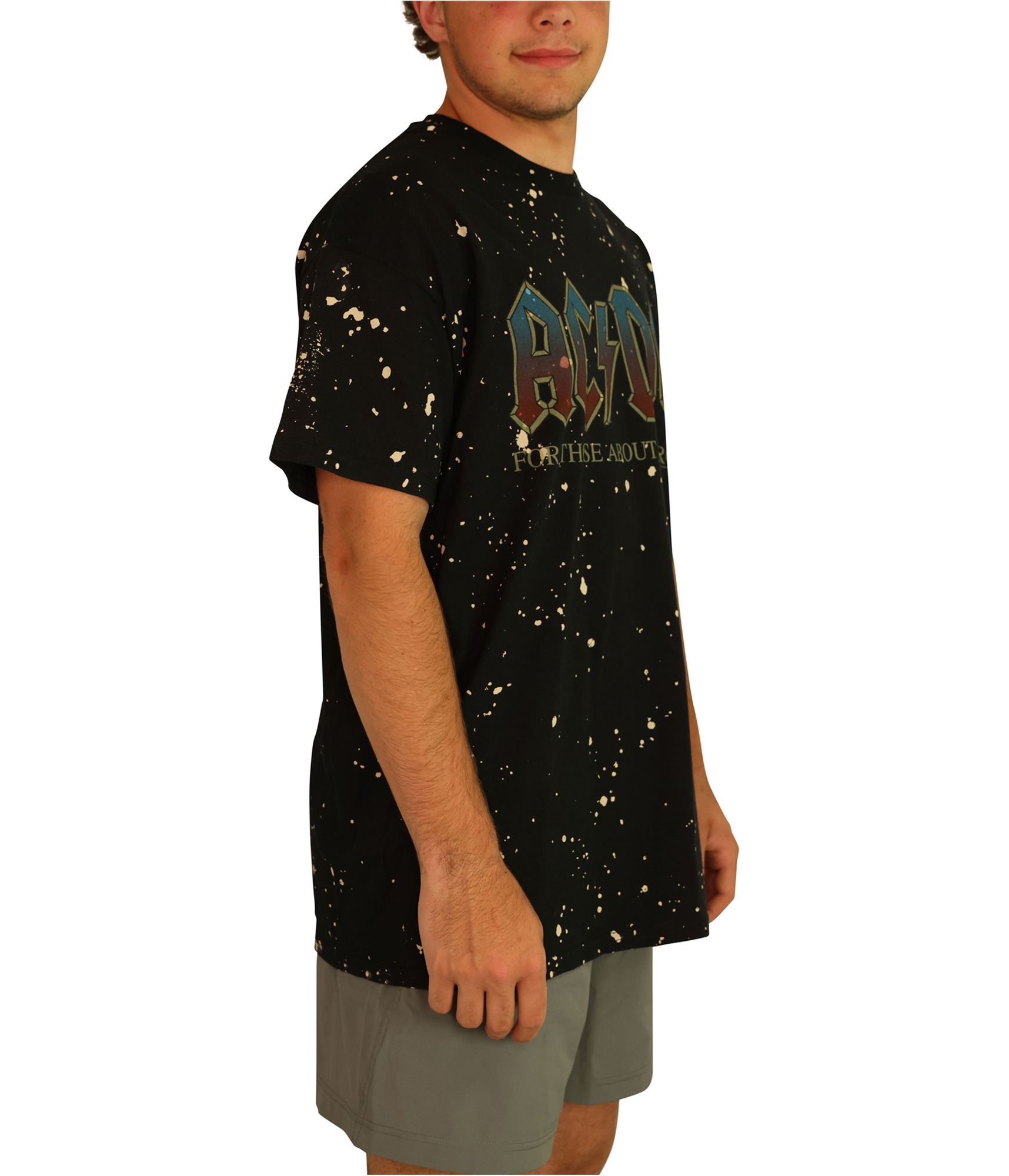 Junk Food Mens ACDC For Those About To Rock Graphic T-Shirt 5190₽