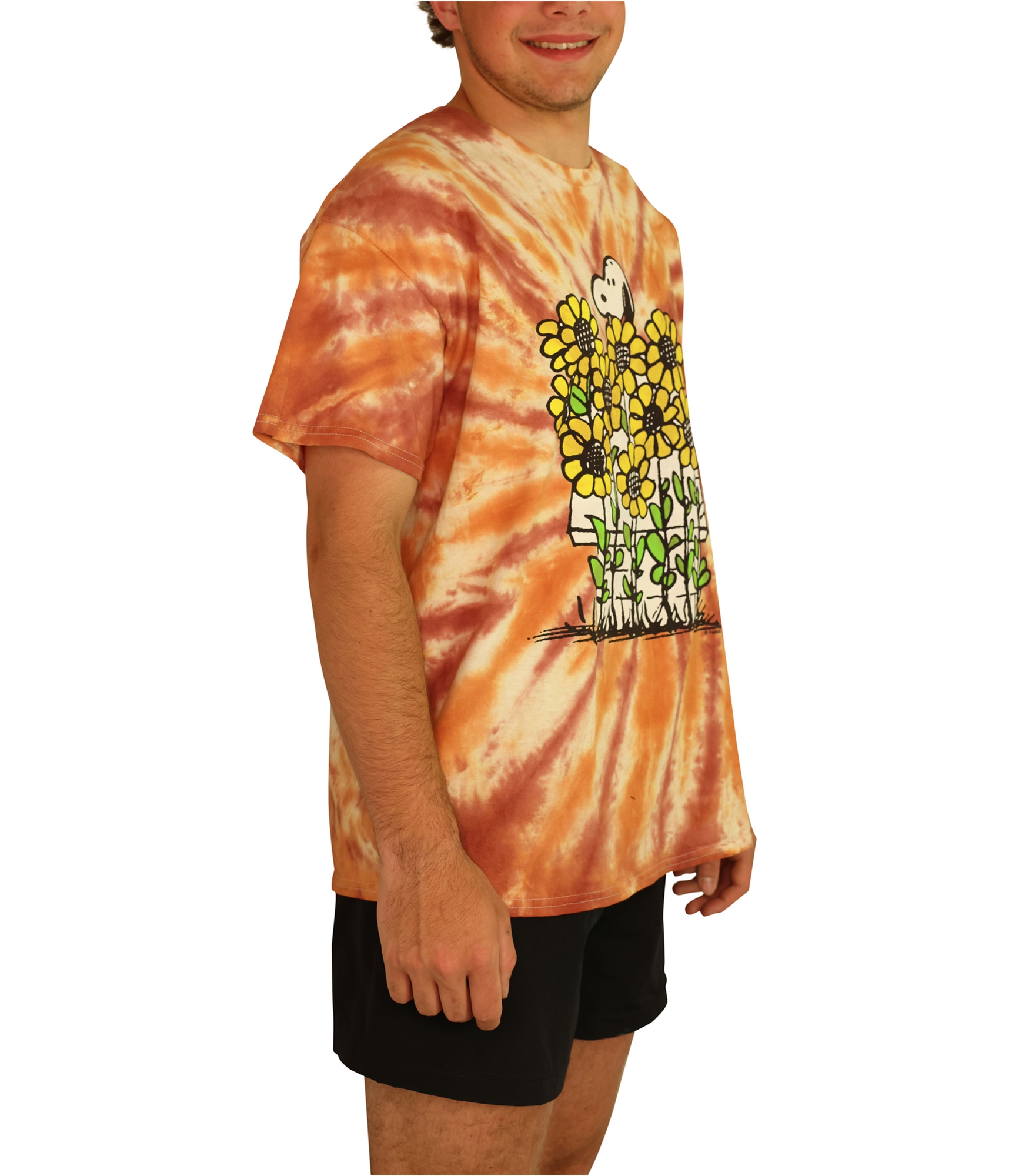 Junk Food Mens Snoopy Flowers Graphic T-Shirt 5190₽