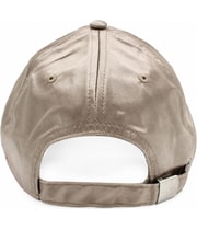 American Eagle Womens Satin Baseball Cap in Beige, view 4