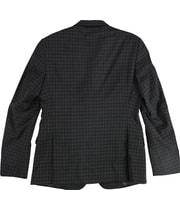 Armani Mens Plaid Two Button Blazer Jacket, view 2