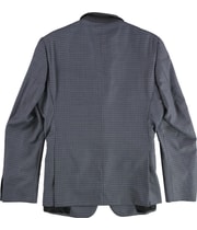 Armani Mens Checkered Box Two Button Blazer Jacket, view 2
